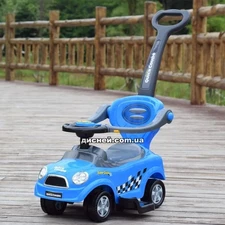 Детская каталка-толокар Mini Cooper Z 321-12, голубая